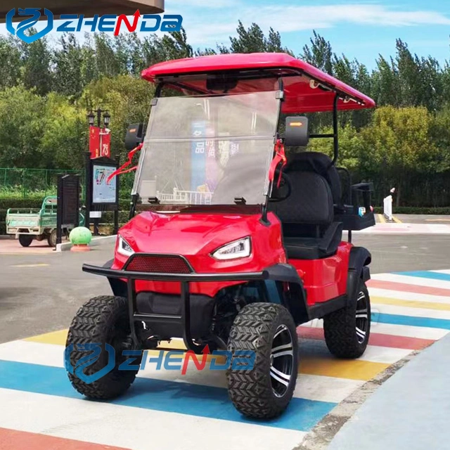 Zhenda Antique Battery Operated Electric Car Golf Tourism Carts Street Legal Quality Electric Vintage Golf Car