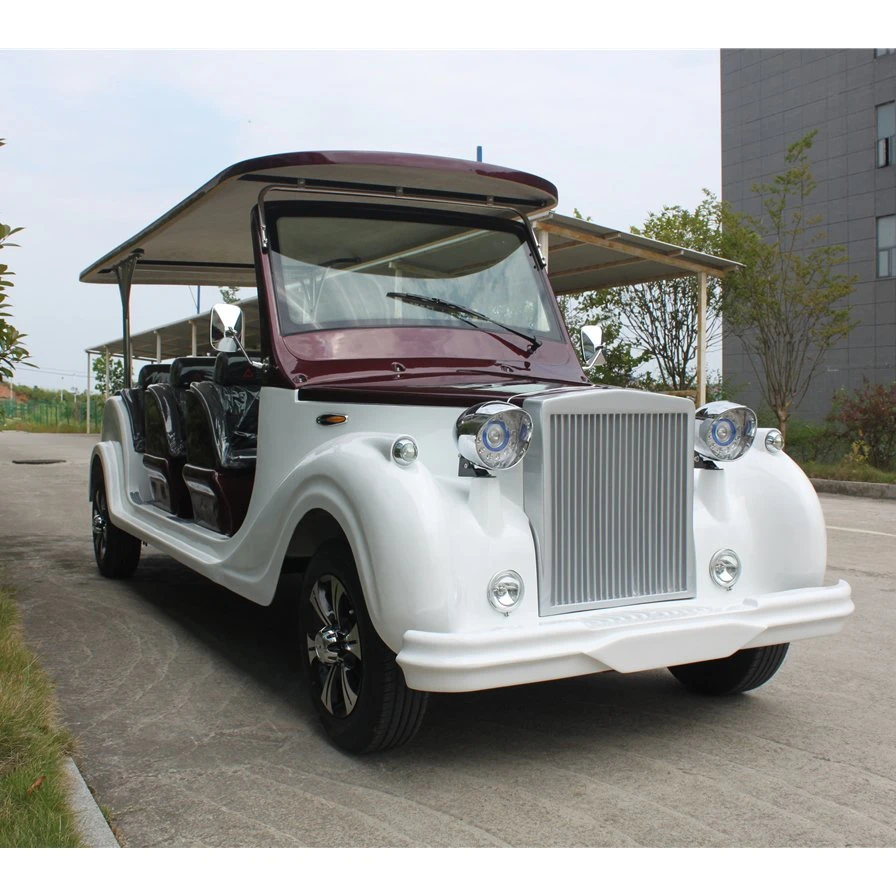 High Quality Street Legal CE Certificate Electric Classic Sightseeing Car