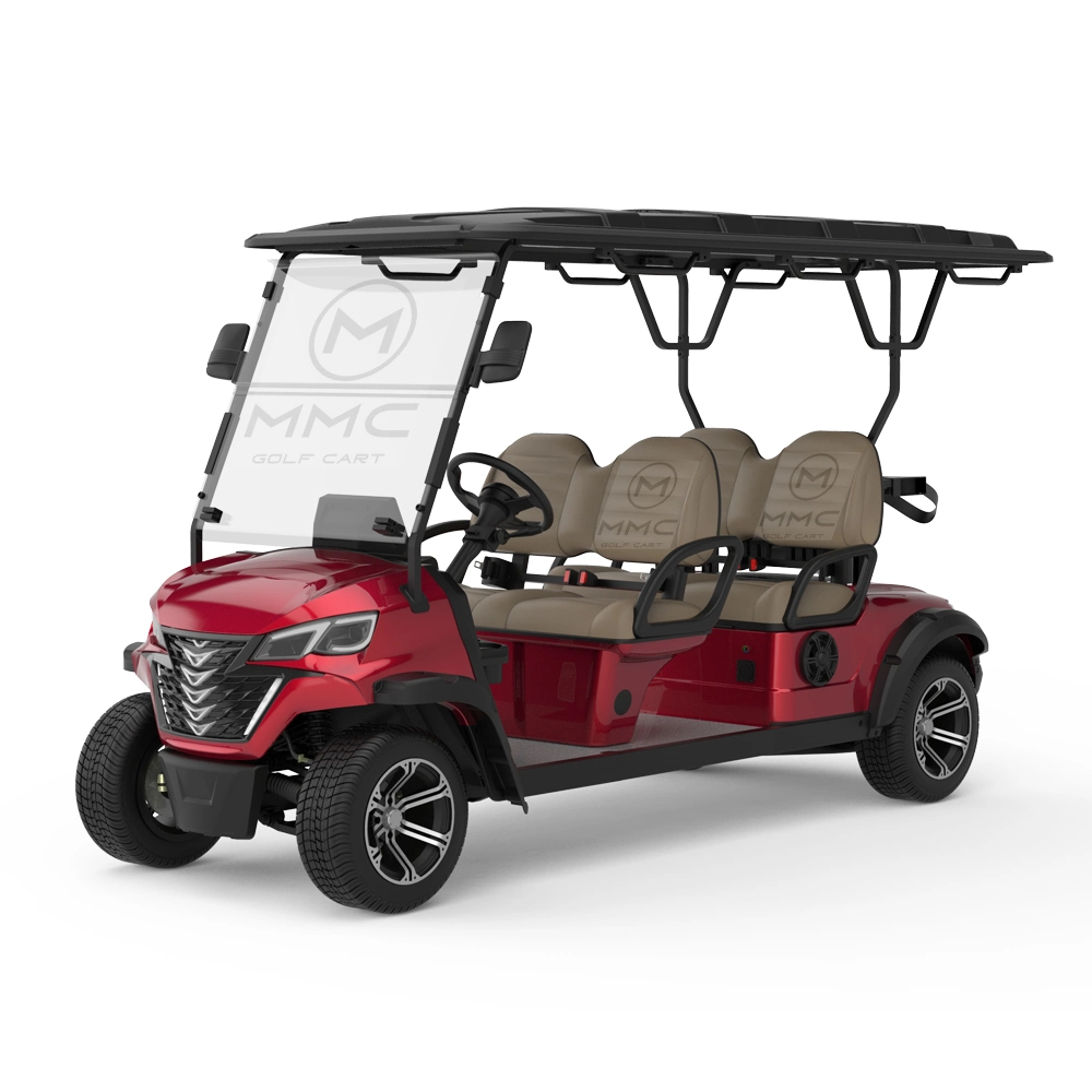 2023 New 48V 4 Wheel 4 Seater Golf Scooters 3 - 4 People 5kw 72V Lithium Battery Electric Travel Golf Cart