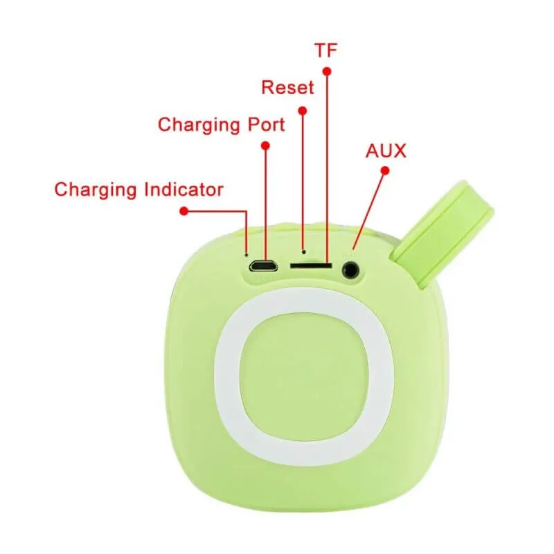 Mini Bluetooth Speaker with Aux and Microphone Capabilities