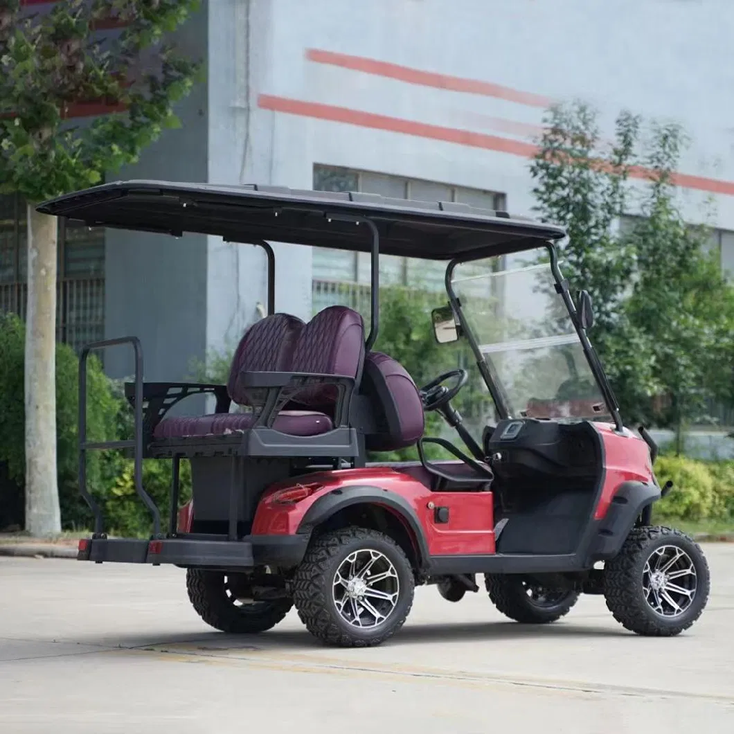 Cheapest Evolution Chinese Electric Hunting Club Car Golf Cart with a Fixed Seat Facing Backwards