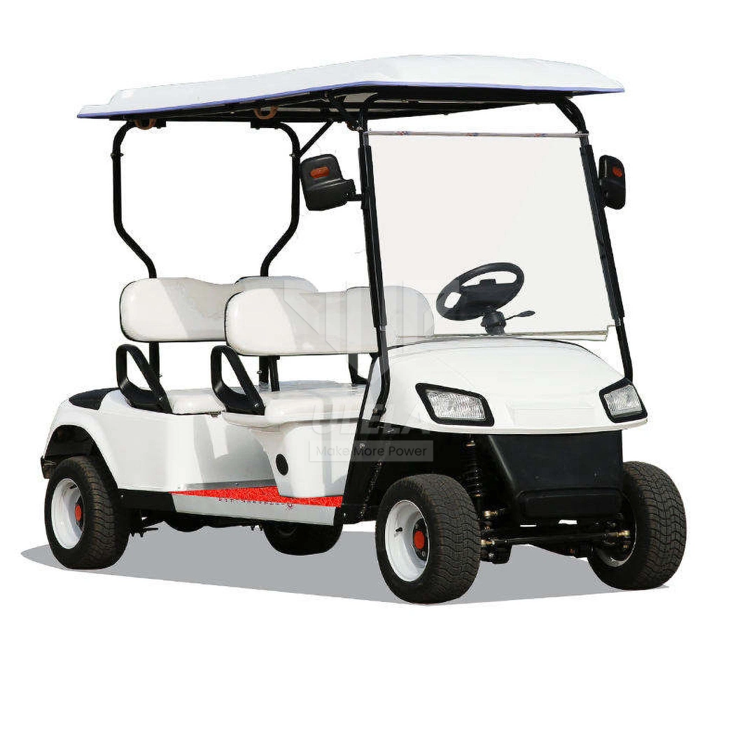Ulela New Golf Cart Dealers Rear Wheel Drive Red Golf Carts China 4 Seater Road Ready Golf Cart