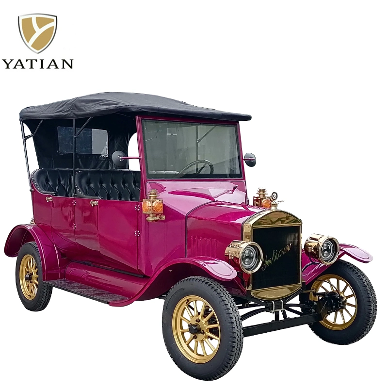 Yatian Factory 2 Seat 5 Passengers Lisbon City Tour Vintage Golf Cart Model T