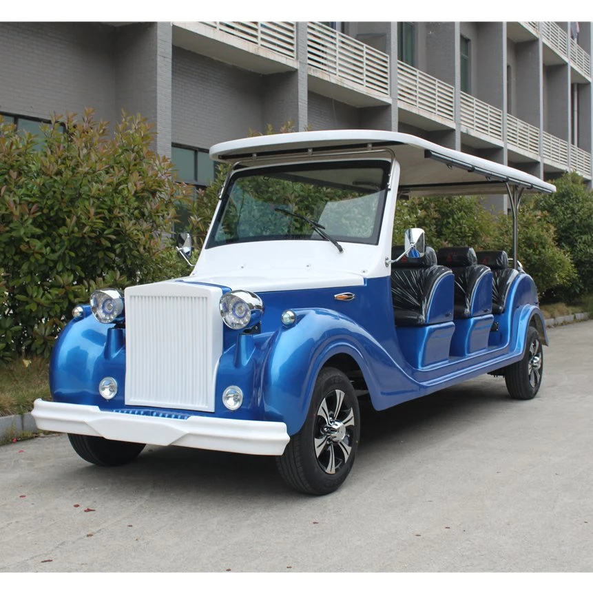 220V Airport Shuttle Vehicles Electric Resort Cart CE Approved OEM Services