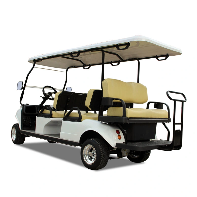 Golf Cart Utility Vehicle 4+2seat Tourist Shuttle Cart