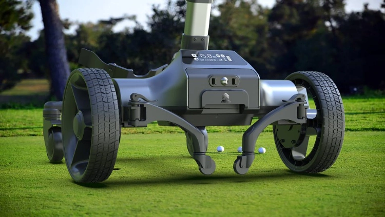 Remote Control Golf Cart Customization Available 6 Wheels Fun Lightweight Portable Golf Trolley