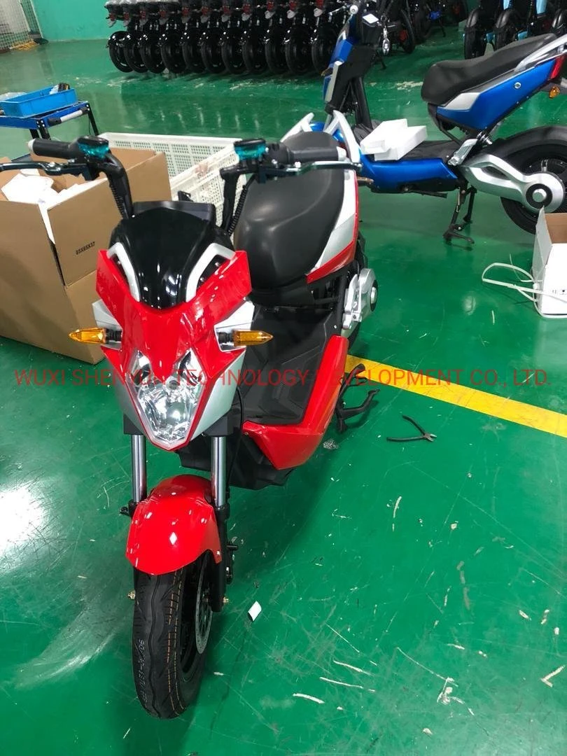 Top Sale Stylish 50km/H High Speed and High Performance Steel Electric Motorcycle for Youth