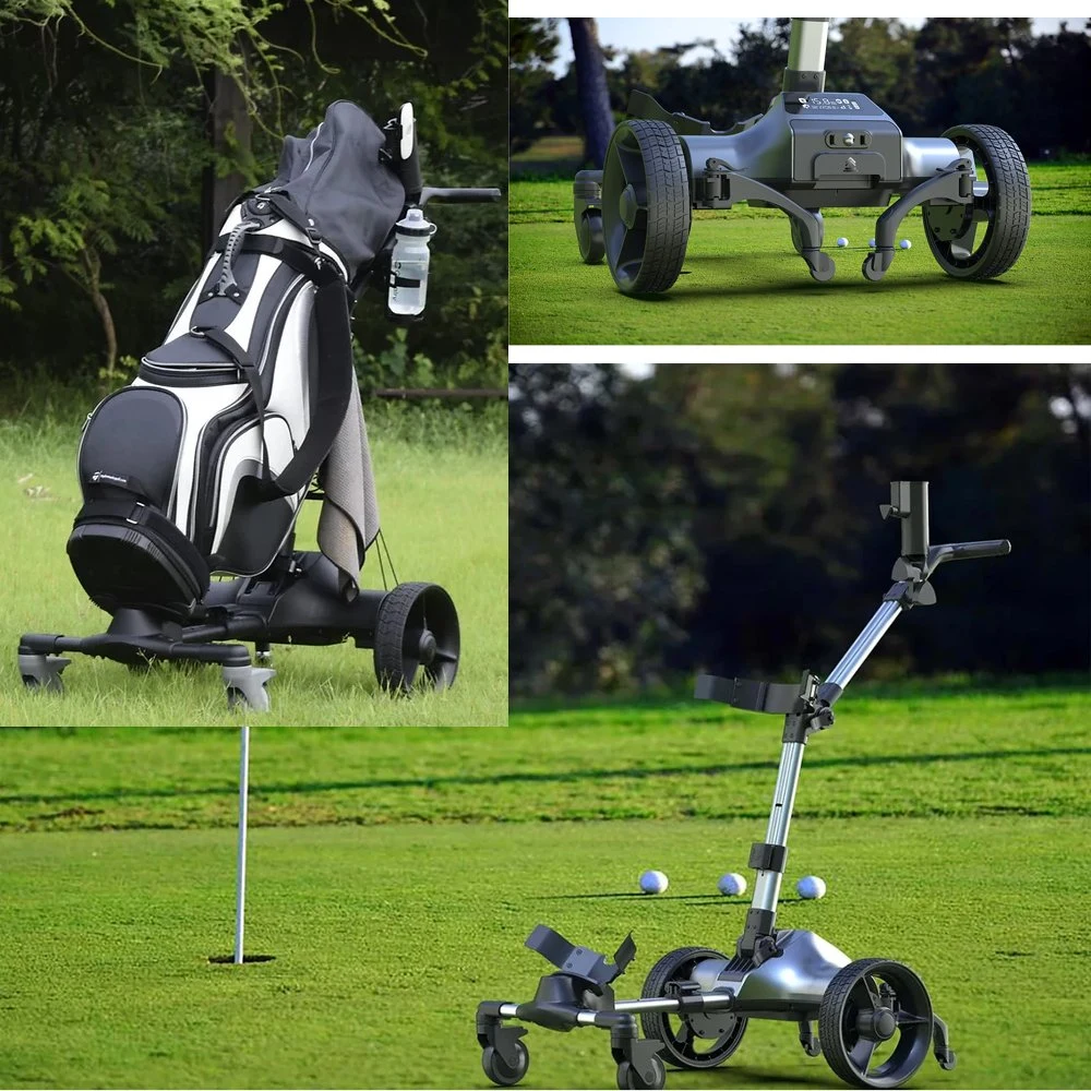 Fun Smatosensory Remote Controlable Golf Trolley with One Botton Call Back