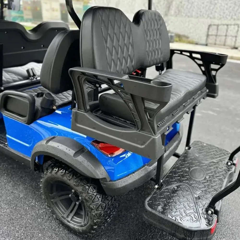 Price Wholesale 4 Seats Club Car 4 Wheels Large Tires Lithium Battery Cheap Electric Golf Carts 6 Seater