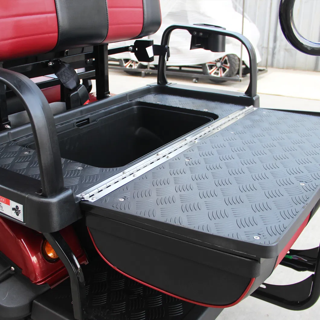 China Golf Cart Manufactures Electric Powered 4 Seater Club Car Buggy with off-Road Tyres
