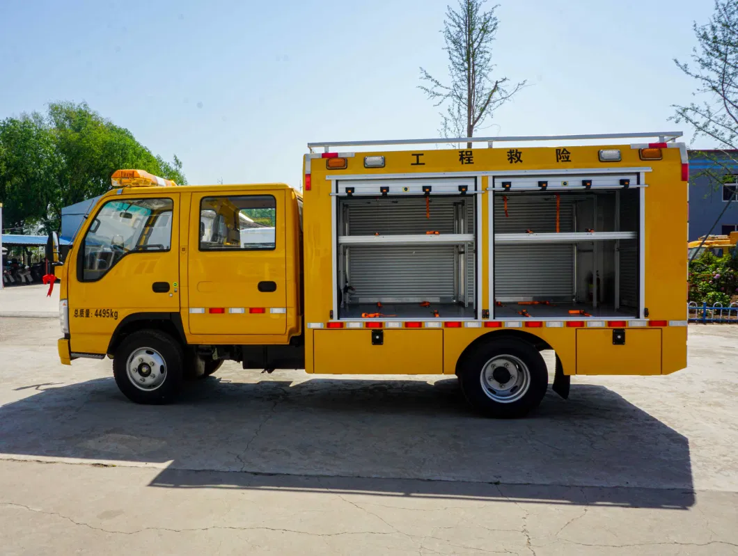 I-Suzu 4X2 100p Repair Vehicle for Emergency Rescue Light Truck Mobile Advantage Customized Factory Workshop Shelters Workstation Van Policeman Ready Made New