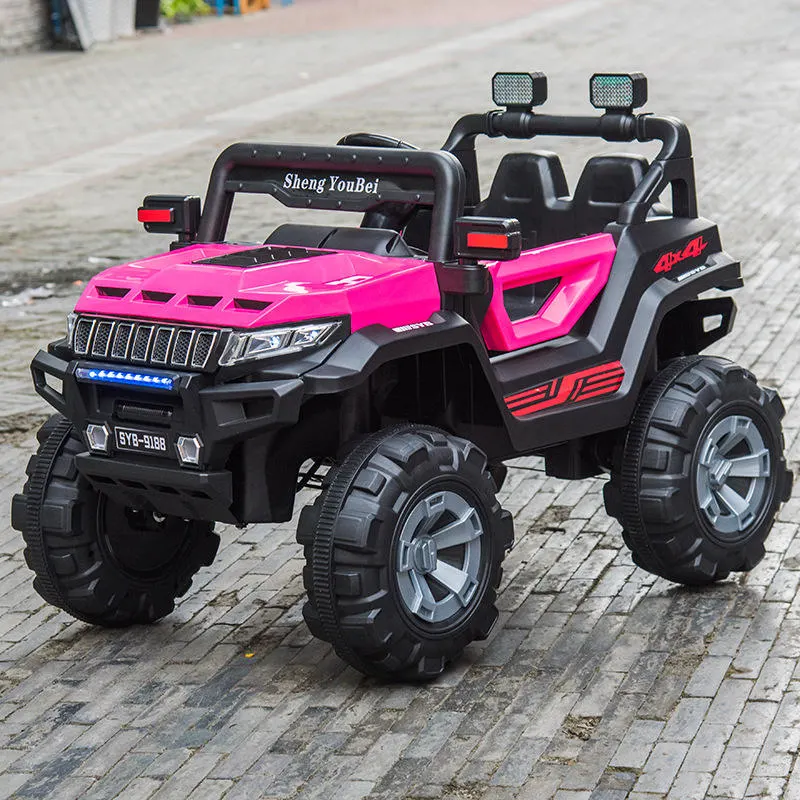 Children&prime;s Electric Vehicle off-Road Vehicle Four-Wheel Drive Battery Vehicle Driven Children&prime;s Electric Passenger Stroller