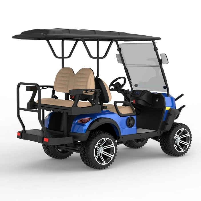 Luxury 4 Seater AC Motor Battery Powered Golf Cart Vehicle