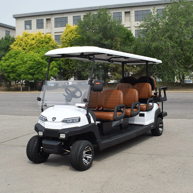 2024 CE Approved Battery Powered 2+2 Seats AC Motor Golf Carts Electric 4 Seater Golf Buggy