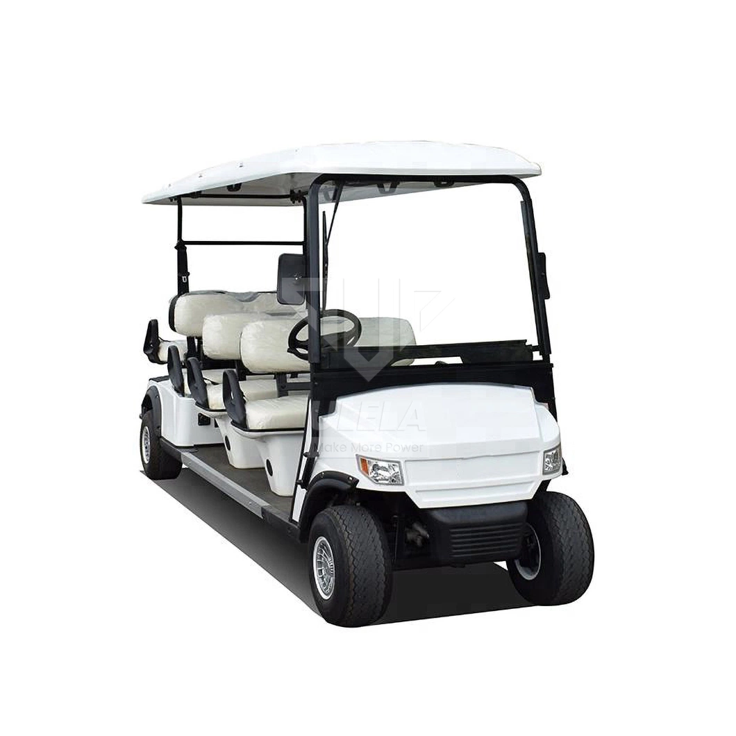 Ulela Custom Golf Cart Dealership &lt;4m Brakes Distance Golf Carts Electric China 8 Seater 4X4 Golf Cart