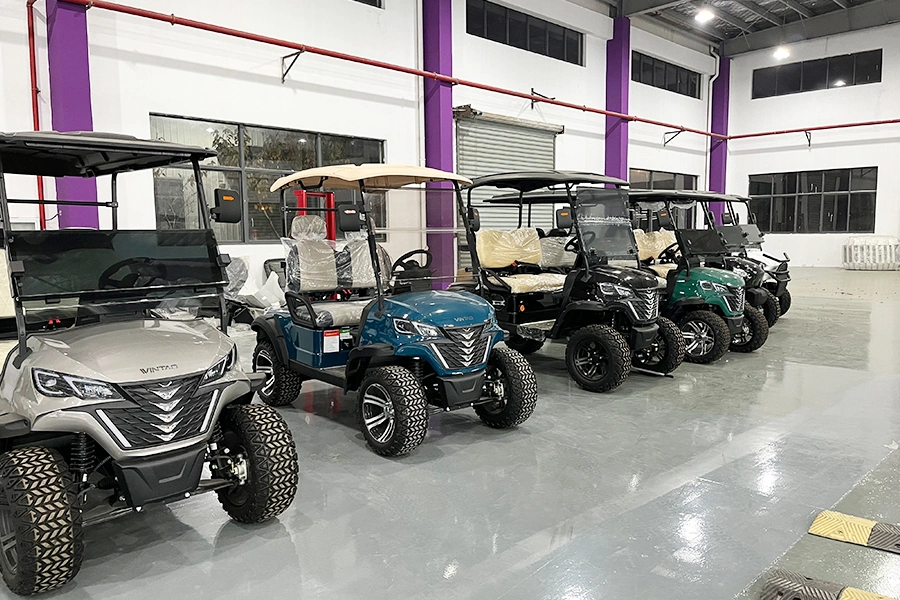 4seater Electric Golf Carts Lifted 4X4 Hunting Golf Cart