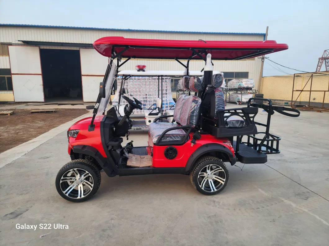 Hot Sale 4 Wheel Approved Golf Car Factory Price 48V 120ah Electric Lithium Golf Cart