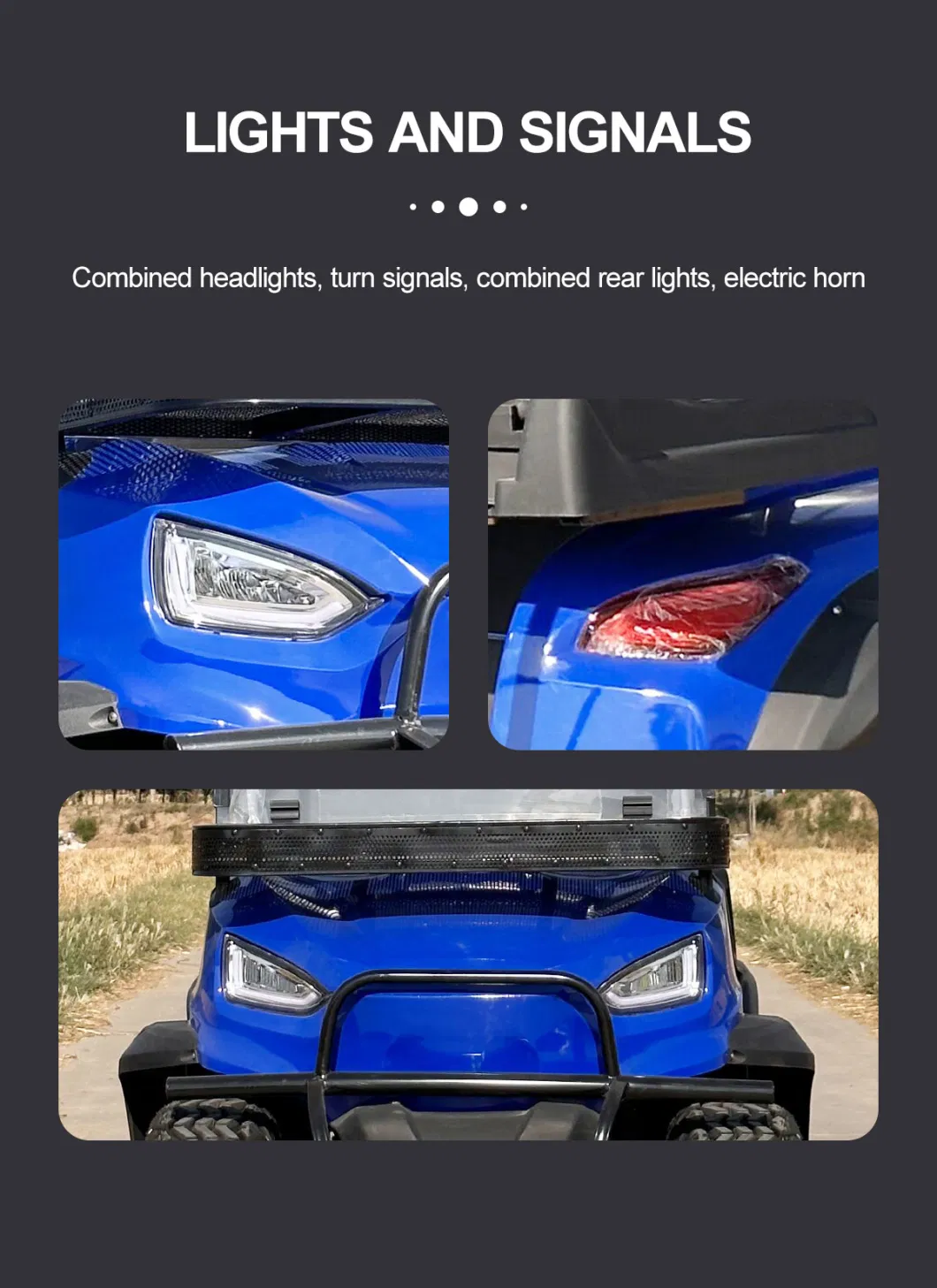 Wholesale Custom Utility Hunting Luxury Sport The Village Fast Golf Carts Blue Green Battery 4 Wheel 2+2 Passenger Electric Cheap Small Mini Cart with 4 Seats