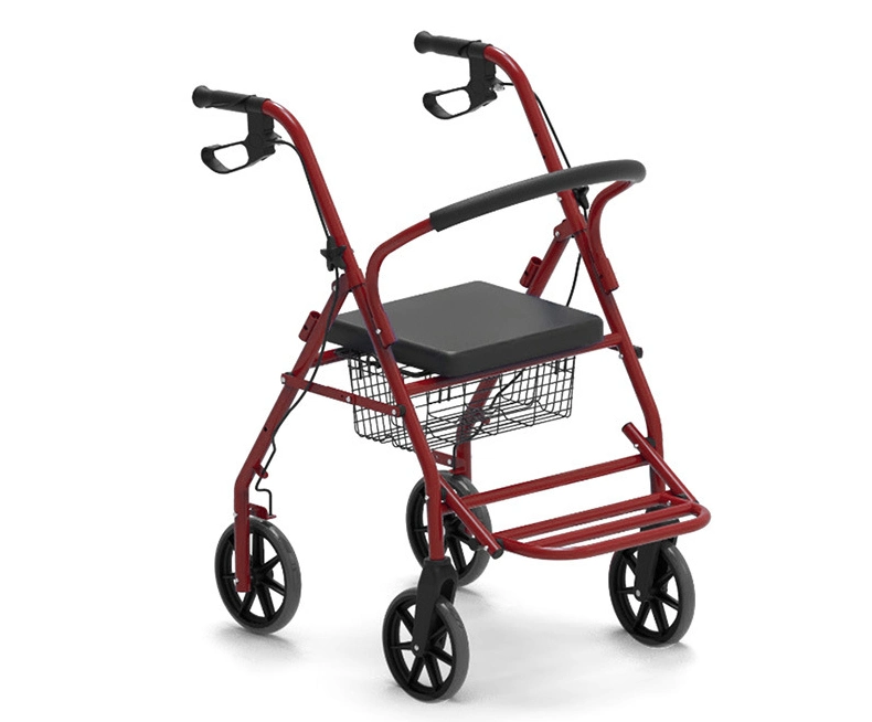 The Elderly Trolley Shopping Cart Shopping Cart Can Sit on a Foldable Scooter Recreational Vehicle Walker Scooter Light