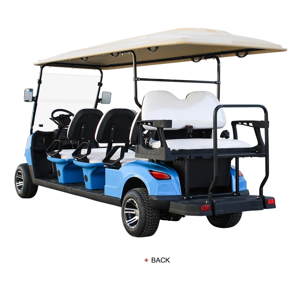 8 Passenger Tourist Car Golf Car for Fun Sightseeing Tour Resort School Hotel Course Electric Golf Cart
