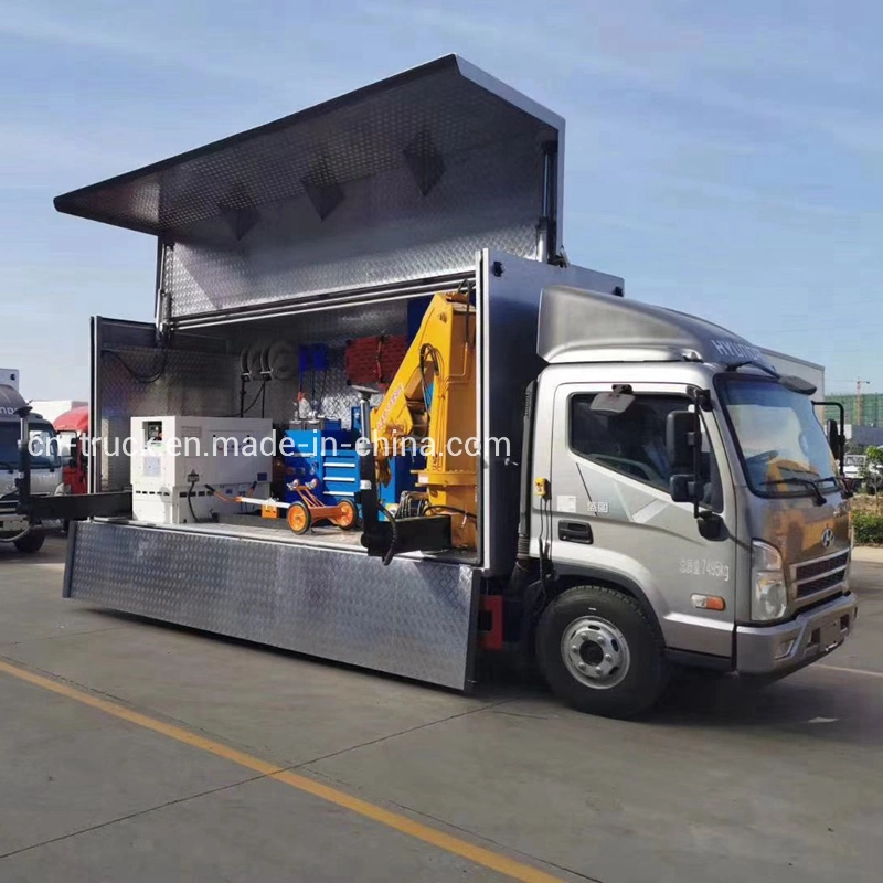 Customized 3m 4m 5m 6m Van Truck Maintenance Truck Service Vehicle with Tools