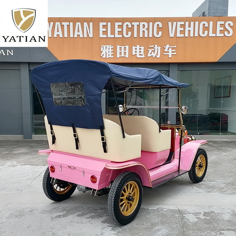 Electric Classic Golf Road Street Legal 5 Seats Oldtimer Antique Classic Golf Cart for VIP