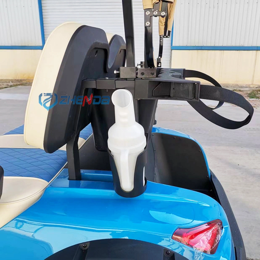 72V AC Motor Lithium Ion Battery 2 Seat Electric Utility Golf Cart Truck Vehicle with Aluminum Cargo Box