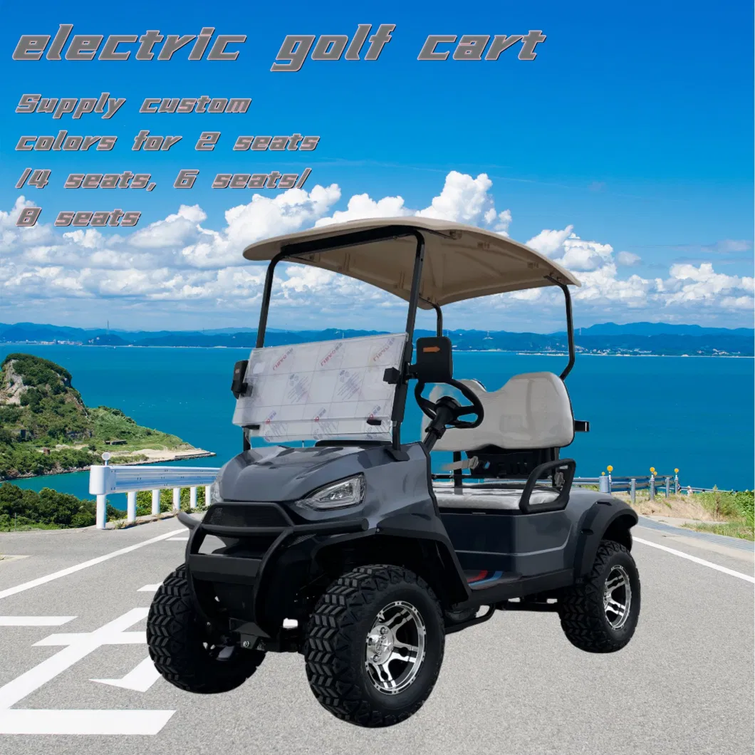 New Design Fashion Four Wheel Electric Vehicle CE Certification Electric Golf Car Practical Golf Classic Car for Sale