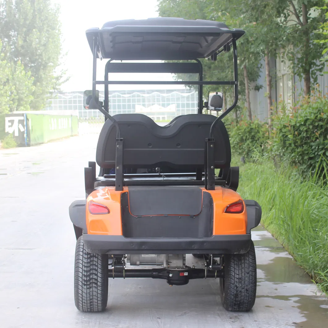 4 Wheel Disc Brake 4 Seater Electric Golf Cart for Hunting Usage