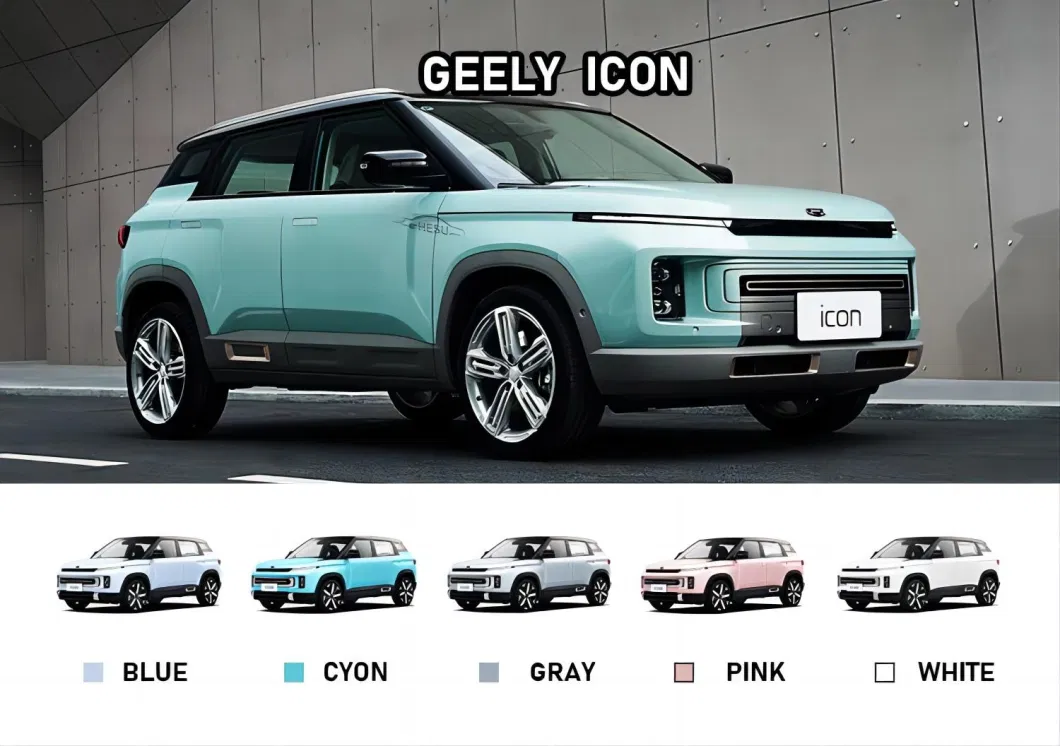 Geely Icon 2023 1.5td +7DCT Fwd Auto Small Gasoline SUV Cheap Cute Car China Automotive Vehicle