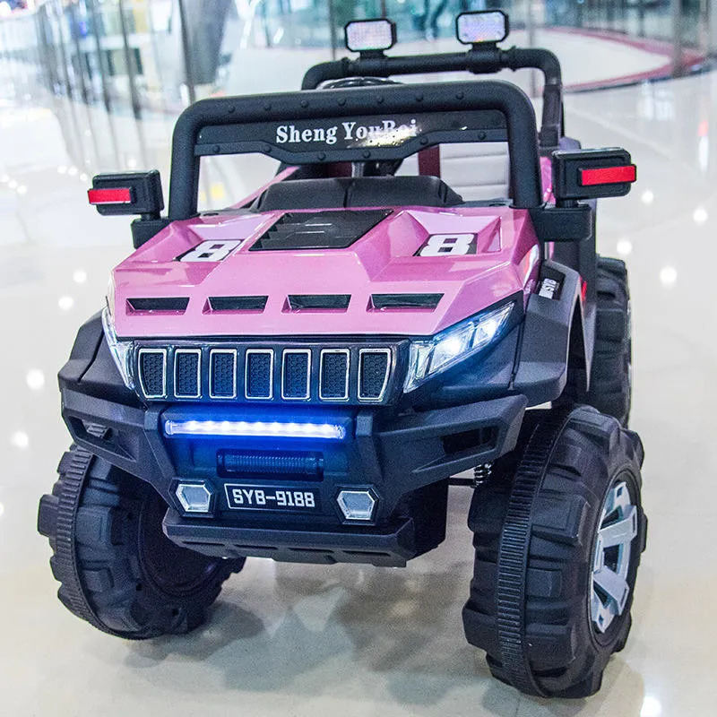 Children&prime;s Electric Vehicle off-Road Vehicle Four-Wheel Drive Battery Vehicle Driven Children&prime;s Electric Passenger Stroller