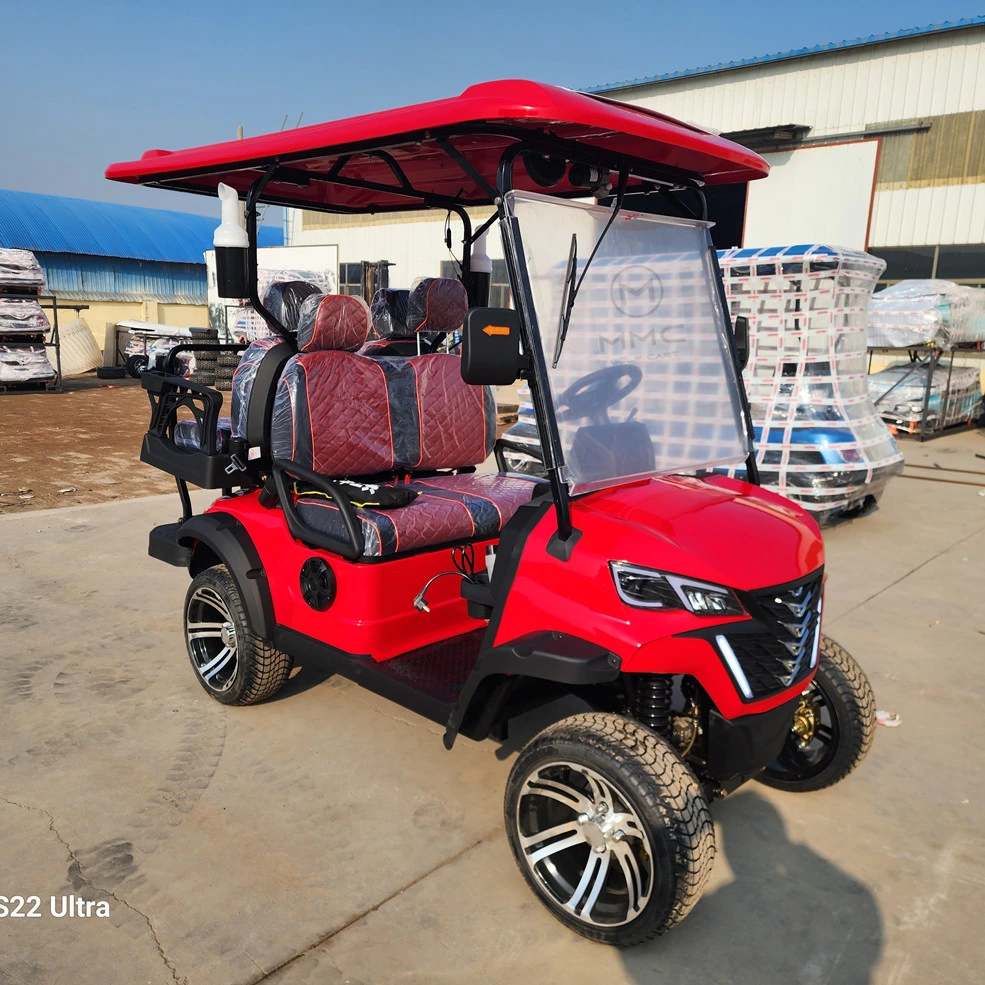 CE Approved Electric Sightseeing Scooter 4 Wheel Golf Car Vehicle Lithium Battery Electric Golf Cart 2 4 6 Seat