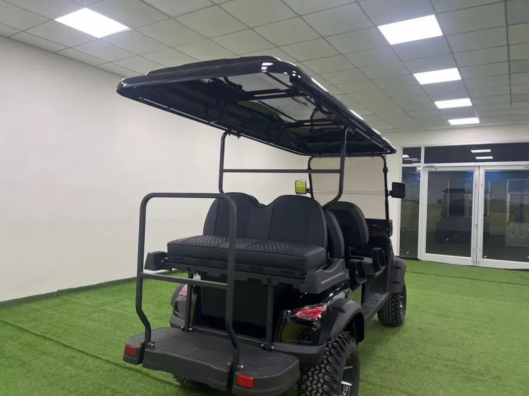 4 Seat Enclosed Golf Cart Mini Electric Golf Carts with 48V Lithium