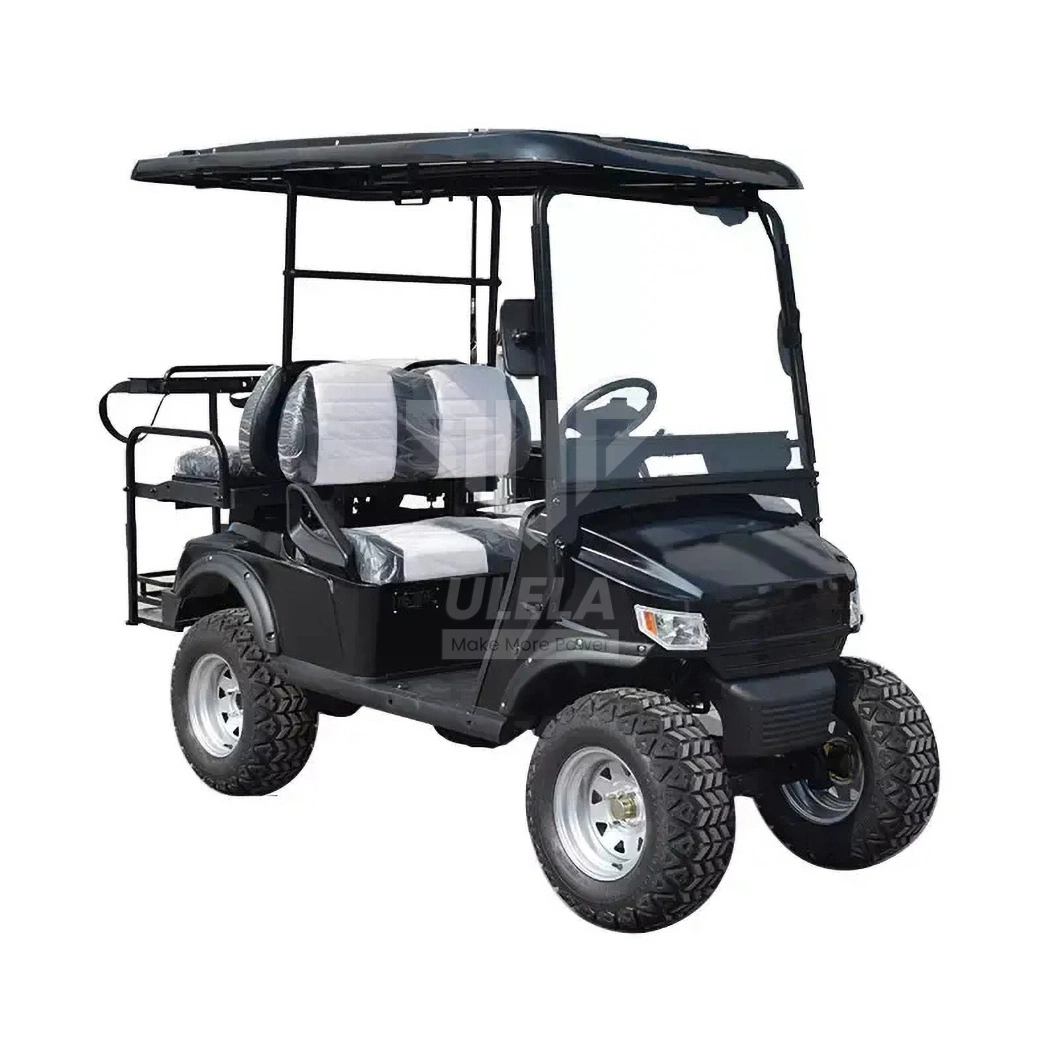 Ulela 4 Passenger Golf Car Dealer 20-30 Km/H Max Speed Electric 4 Person Golf Cart China 4 Seater Blue Golf Car