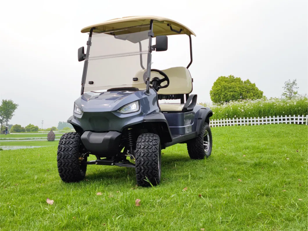 2 Seater 110ah 72V Street Legal Enclosed Golf Cart with DOT Approved