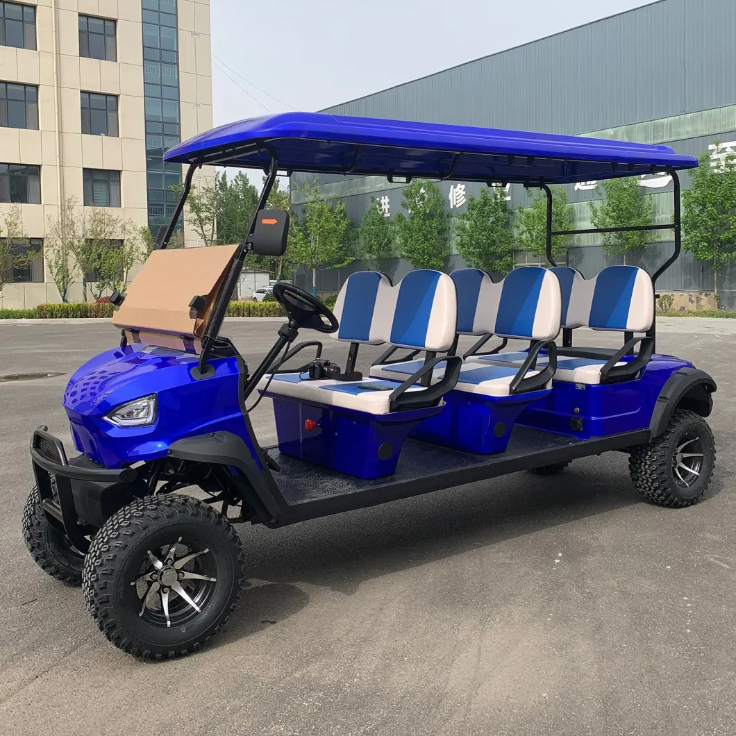 OEM/ODM High Quality Customized 6 Seater Lifted Electric Golf Buggy