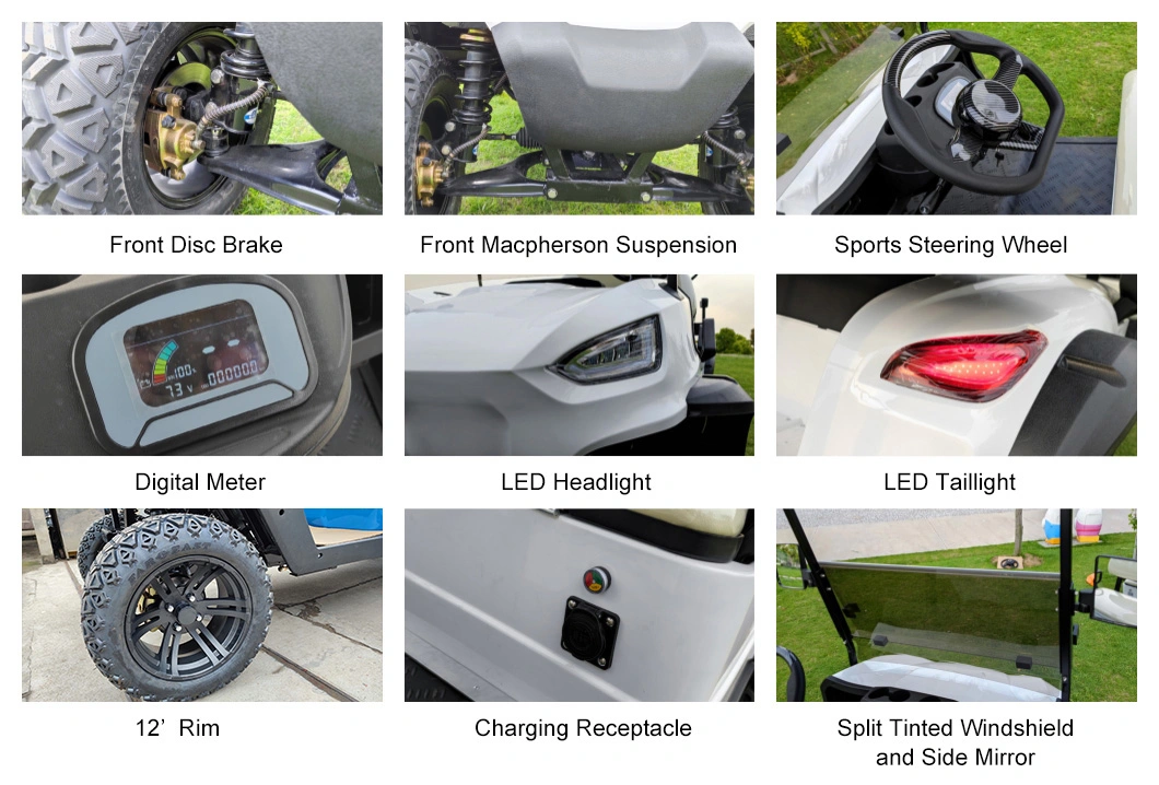 Wholesale Mini Electric Scooter Custom Chinese Lifted Golf Carts