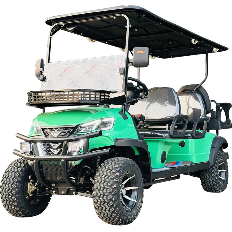 Stable Performance 2+2 Seats Person Lithium Battery 4 Wheel Electric Golf Carts for Sale