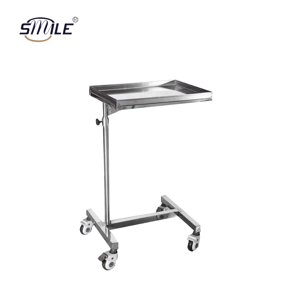 Smile OEM Two Shelves 304 Stainless Steel Trolley Kitchen Trolley Utility Tool Cart