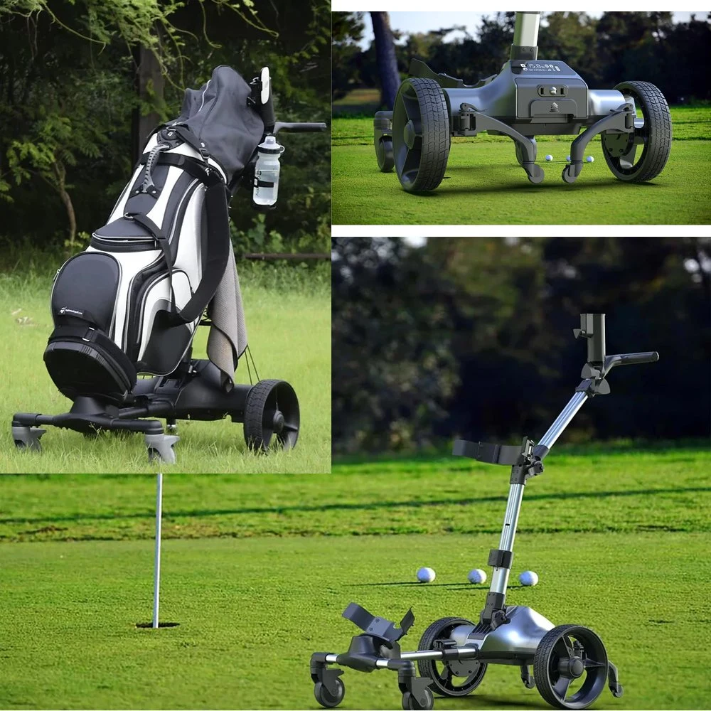 Aircraft-Grade Aluminum Foldable APP Control Smart Electric Golf Buggy Golf Trolley