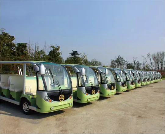 14 Seats Electric Sightseeing Bus Tourist Shuttle Car