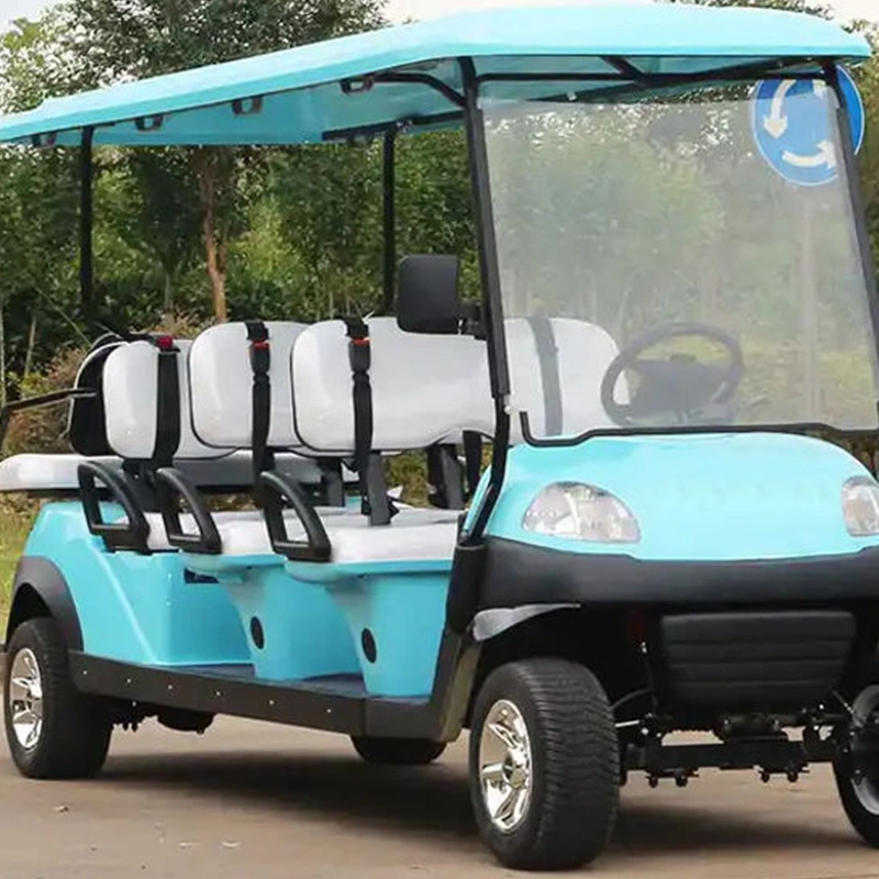 Battery Operated Golf Cart 8 Seater Electric Vehicle Appearance Beautiful Golf Cart