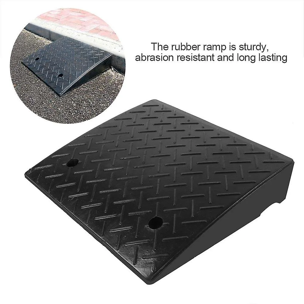 Heavy Duty Rubber Threshold Driveway Curb Ramp