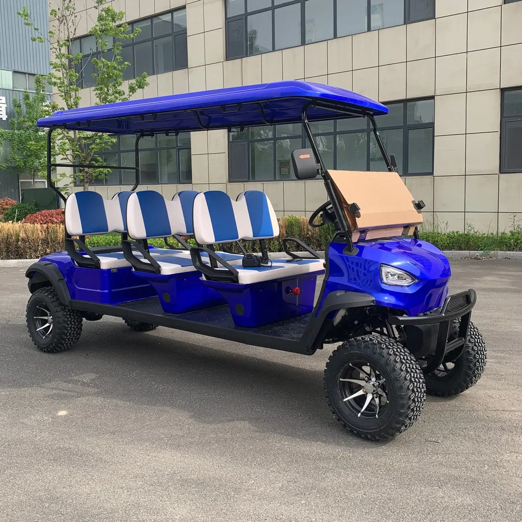 OEM/ODM High Quality Customized 6 Seater Lifted Electric Golf Buggy