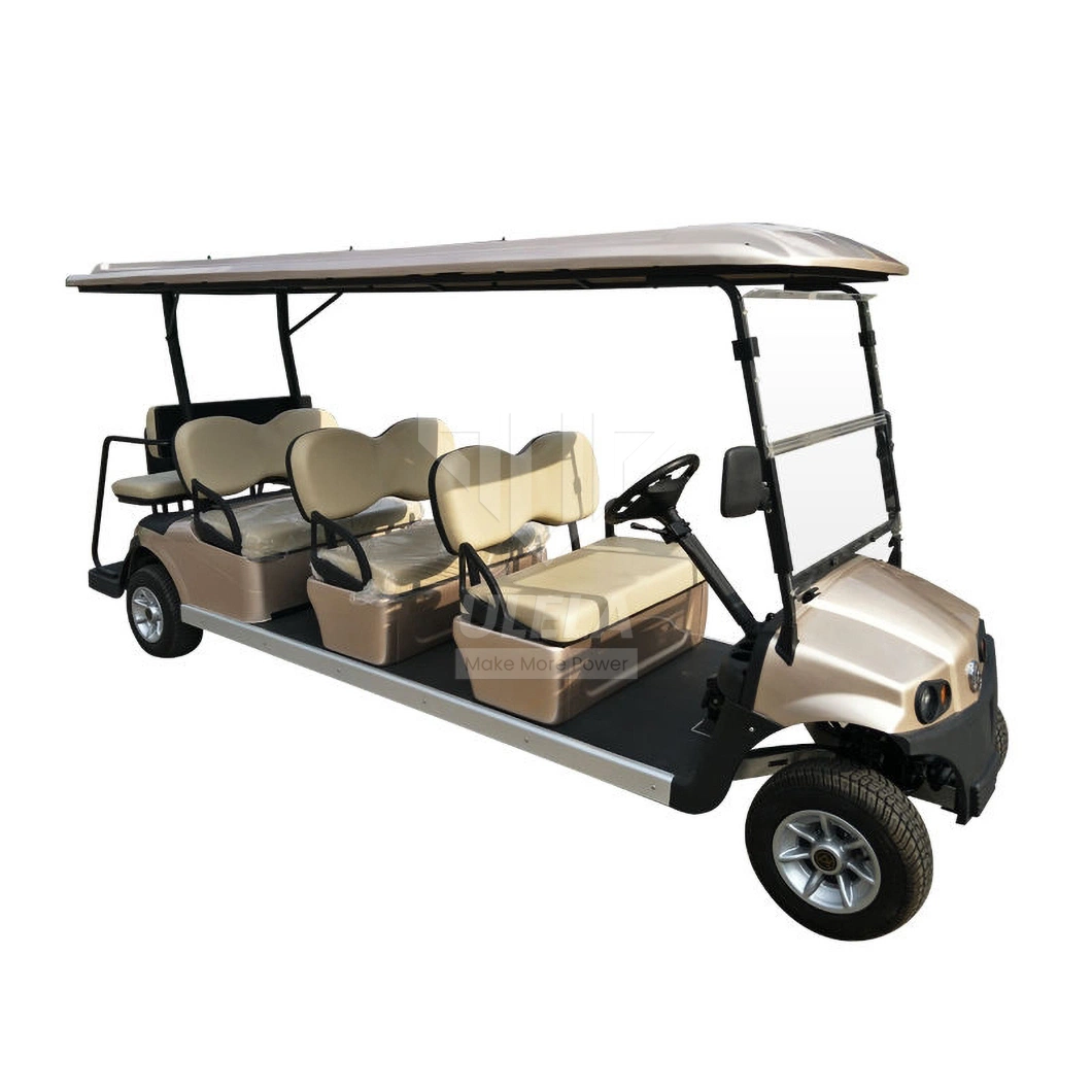 Ulela Custom Golf Cart Dealership &lt;4m Brakes Distance Golf Carts Electric China 8 Seater 4X4 Golf Cart