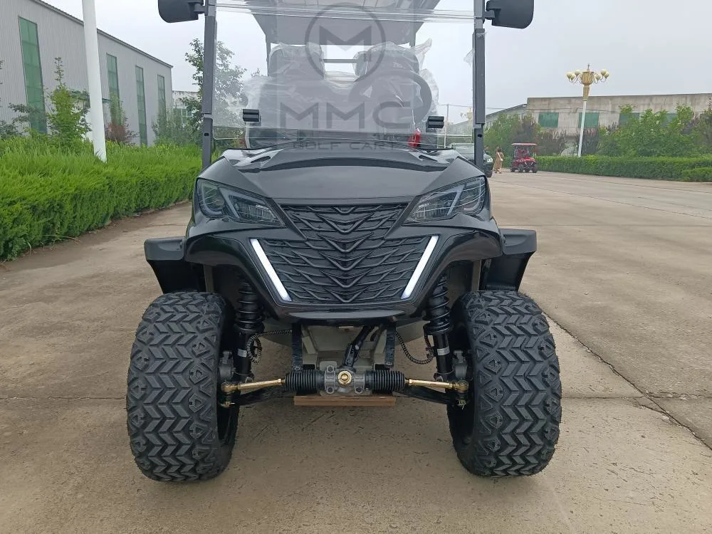 CE Approved 4 Seater Golf Cart Solar Powered Golf Trolley72V Lithium Battery Utility Vehicle Lifted Golf Cart Electric
