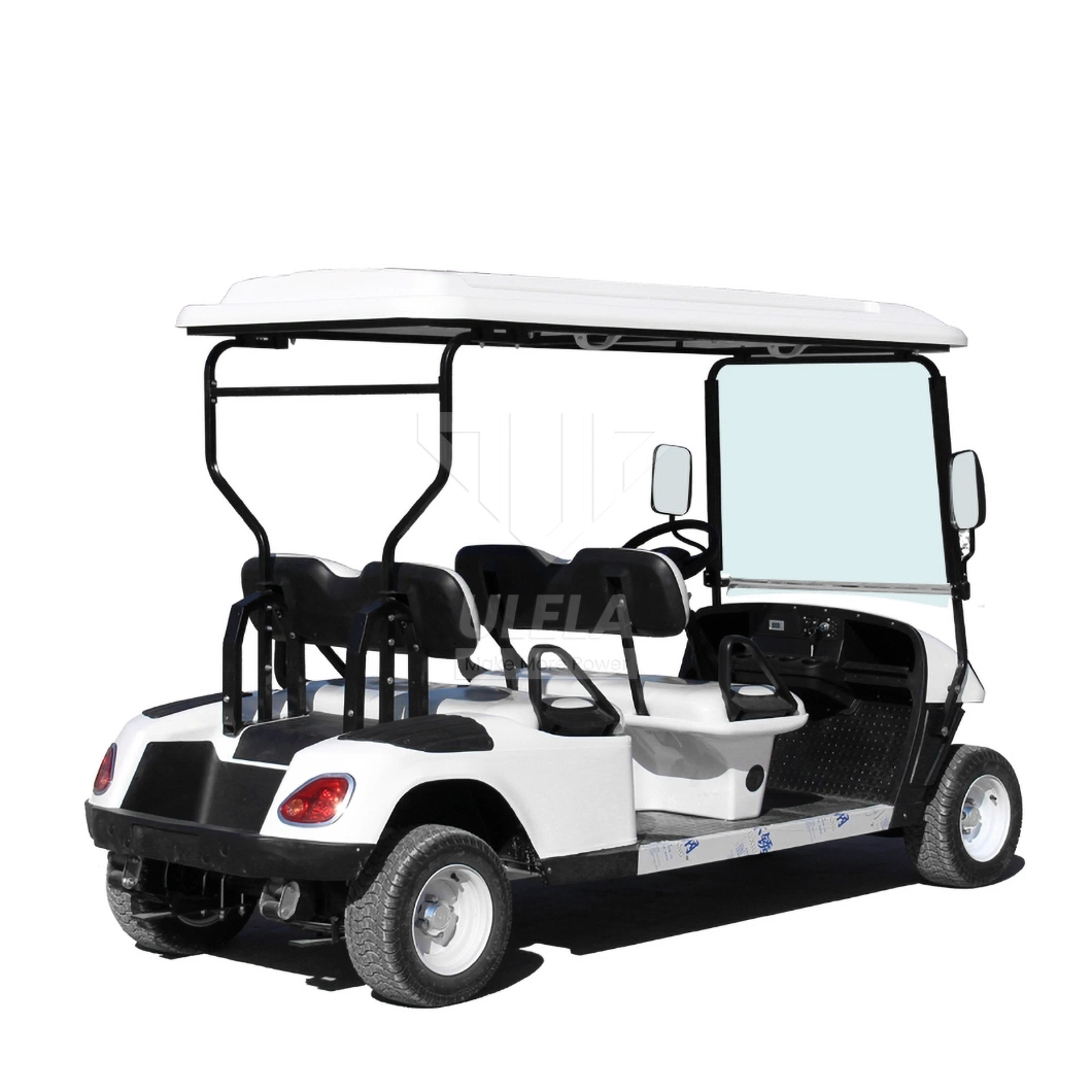 Ulela 4 Seater Golf Cart Dealer &lt;4m Brakes Distance Cool Golf Cart China 4 Seater Aetric Golf Cart