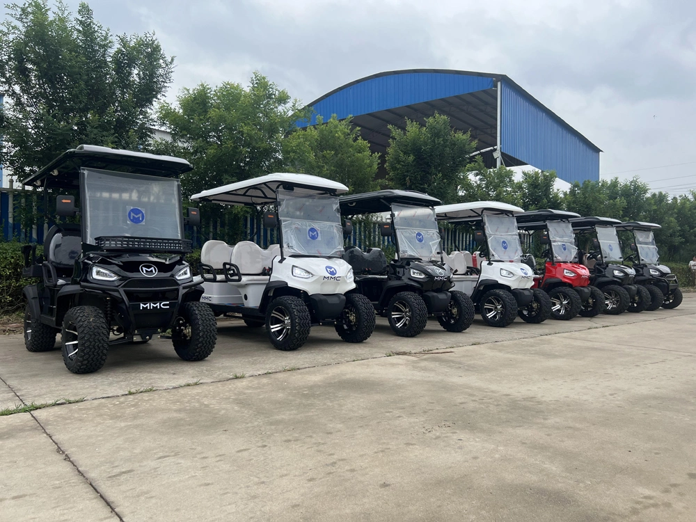 Electric Sightseeing Bus CE Approved 2 Seaters Electric Golf Cart Electric Vehicle MMC Brand Appearance Beautiful Golf Cart