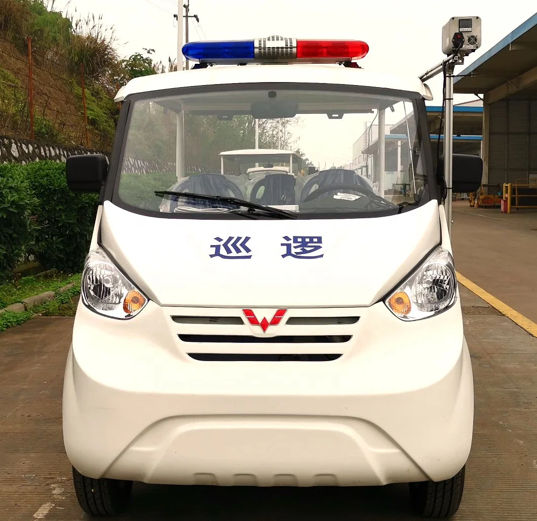 Newest Model 4 Seater Electric Vehicle Police Patrol Car with Competitive Price