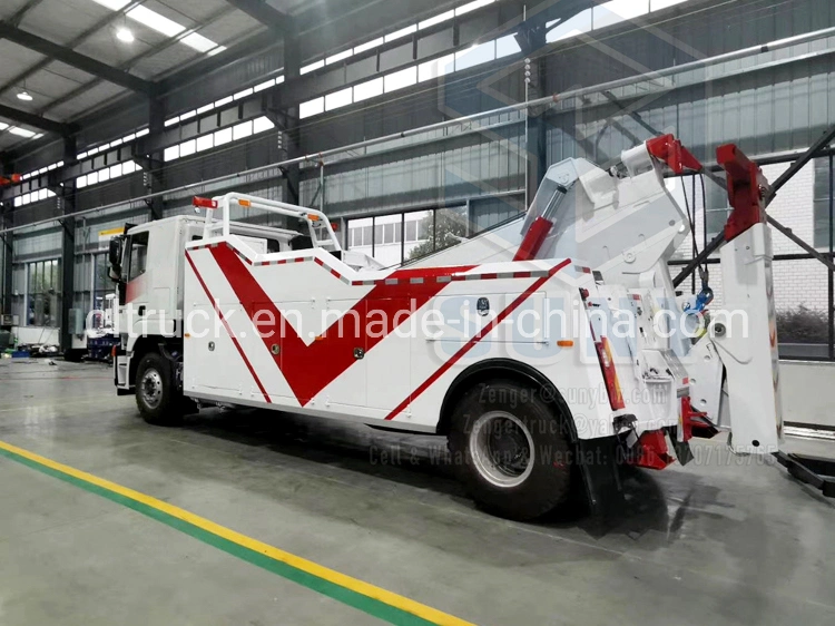 HOWO Tow Truck 8X4 Rescue Vechile 40 T Ratating Tow Vehicle Customized Tow Superstructure